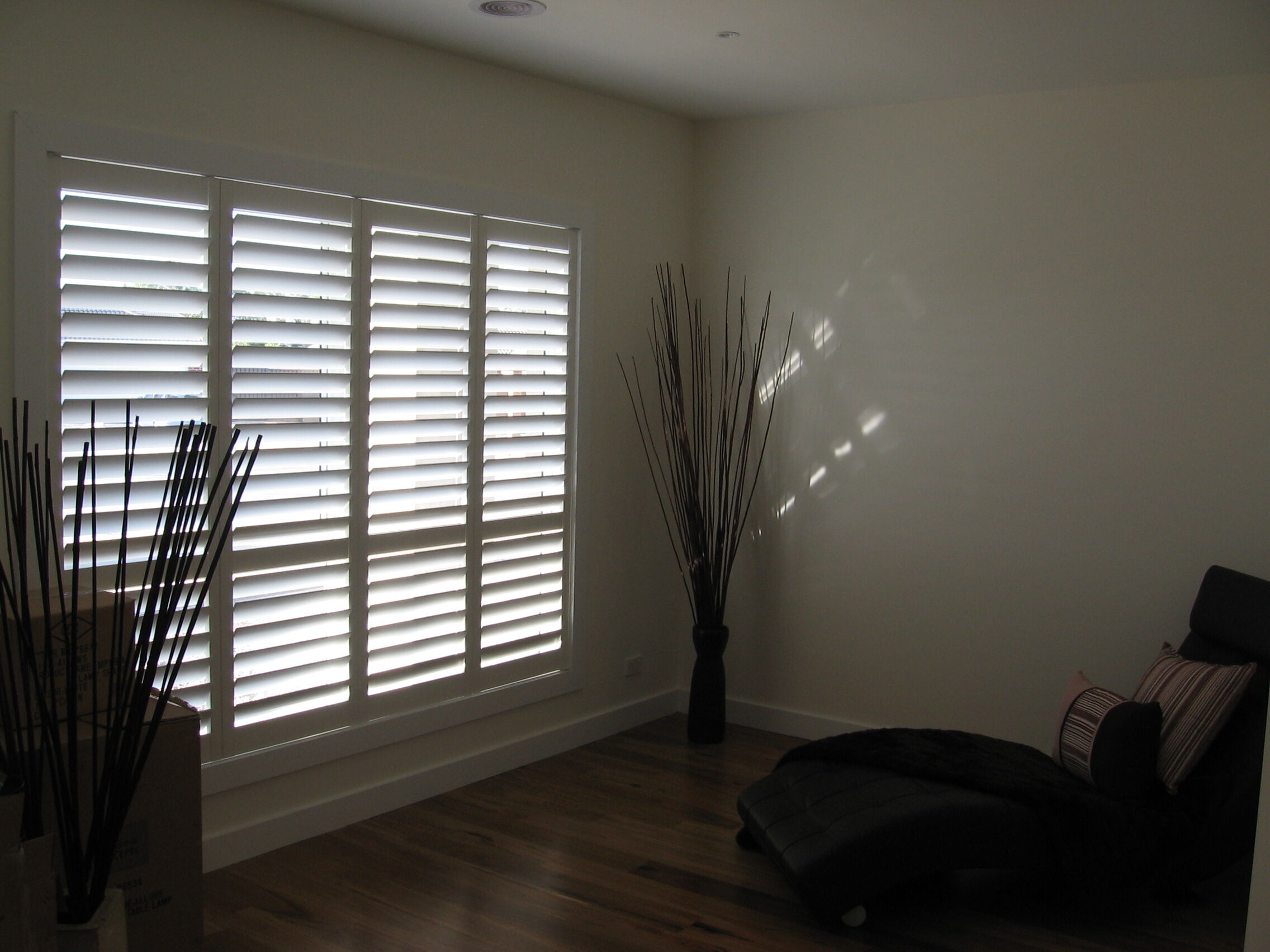 White Teak Shutters